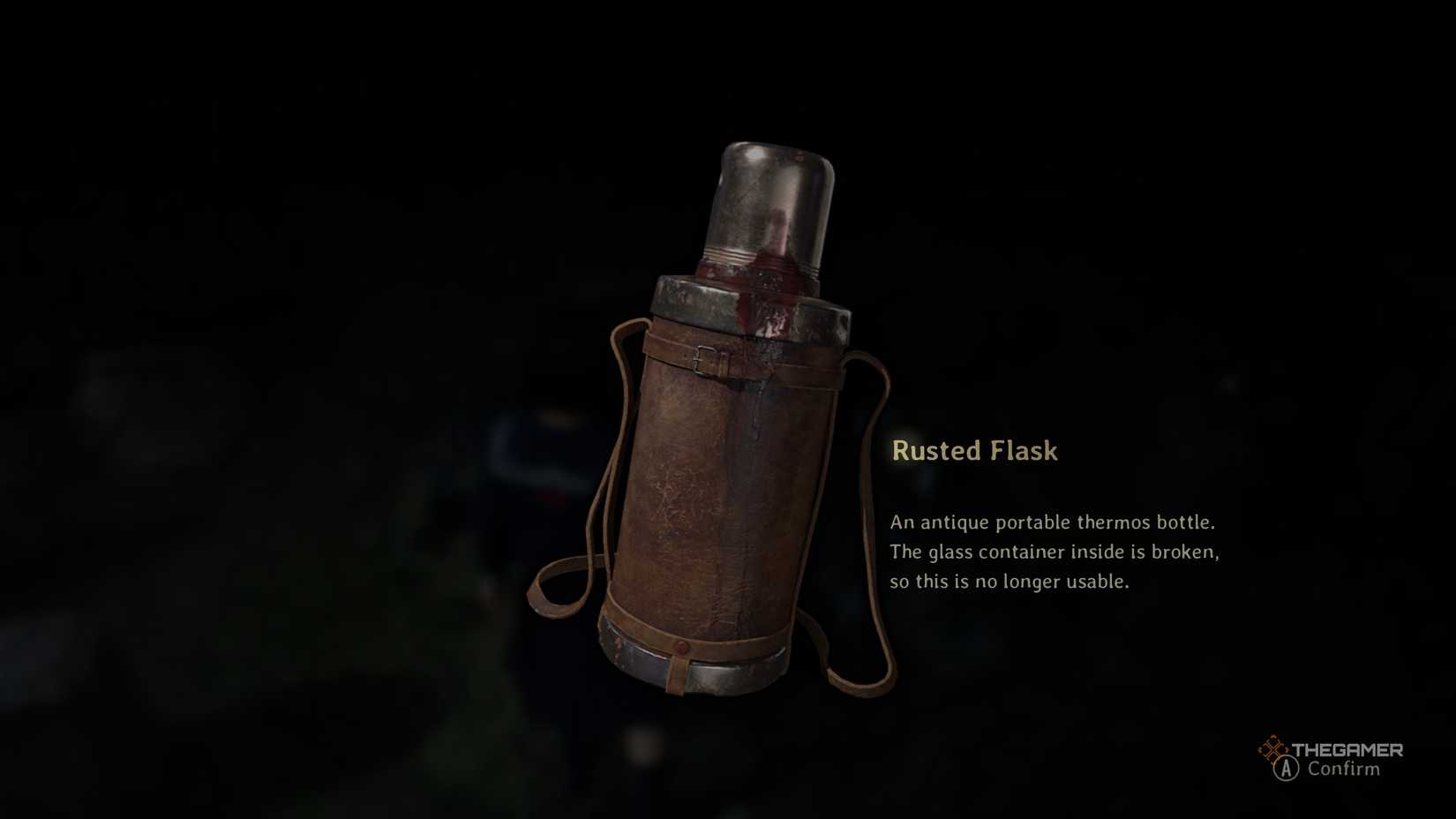 The Rusted Flask item in Silent Hill f.