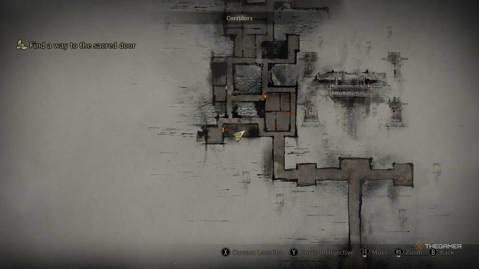 Silent Hill f Inari seal 5 location map.