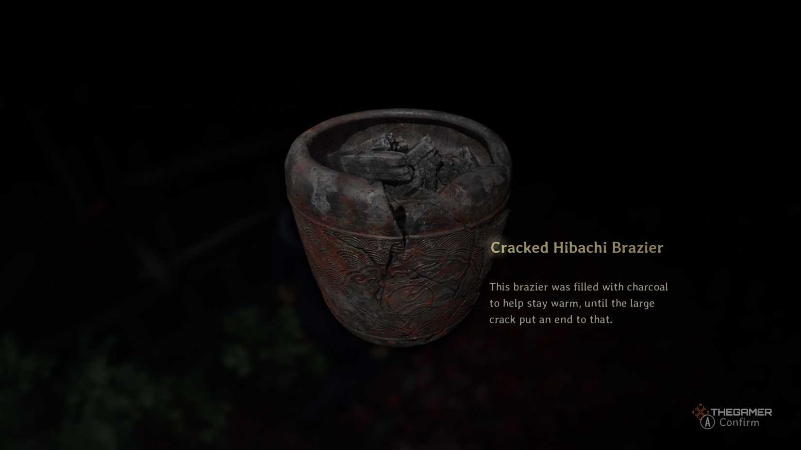 The Cracked Hibachi Brazier in Silent Hill f.