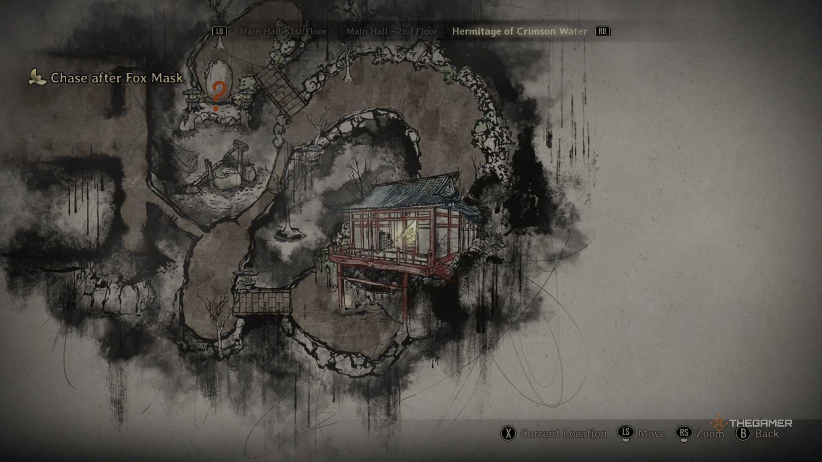 The Hermitage of Crimson Water location in Silent Hill f.