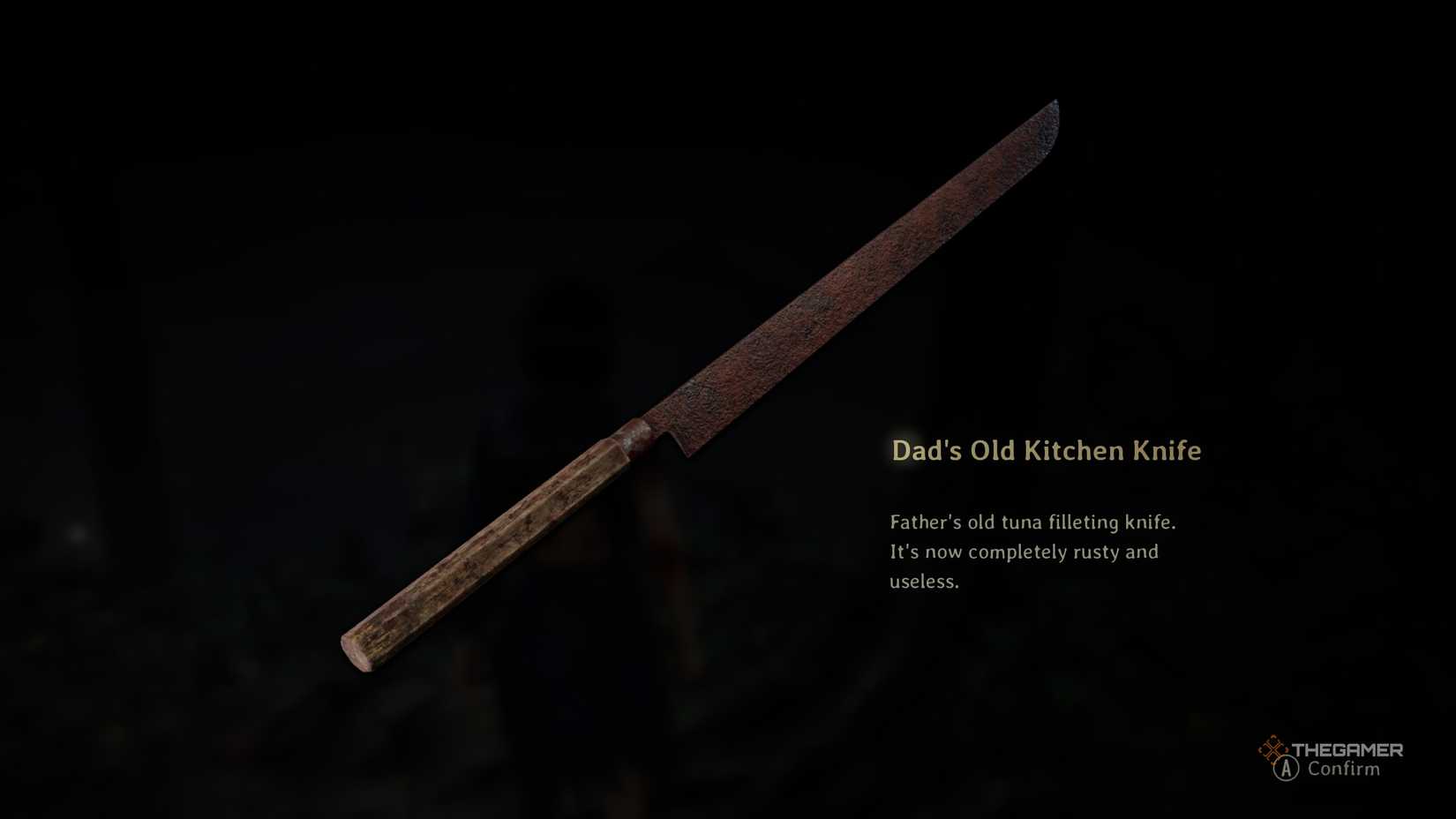 The Dad's Old Kitchen Knife item in Silent Hill f.