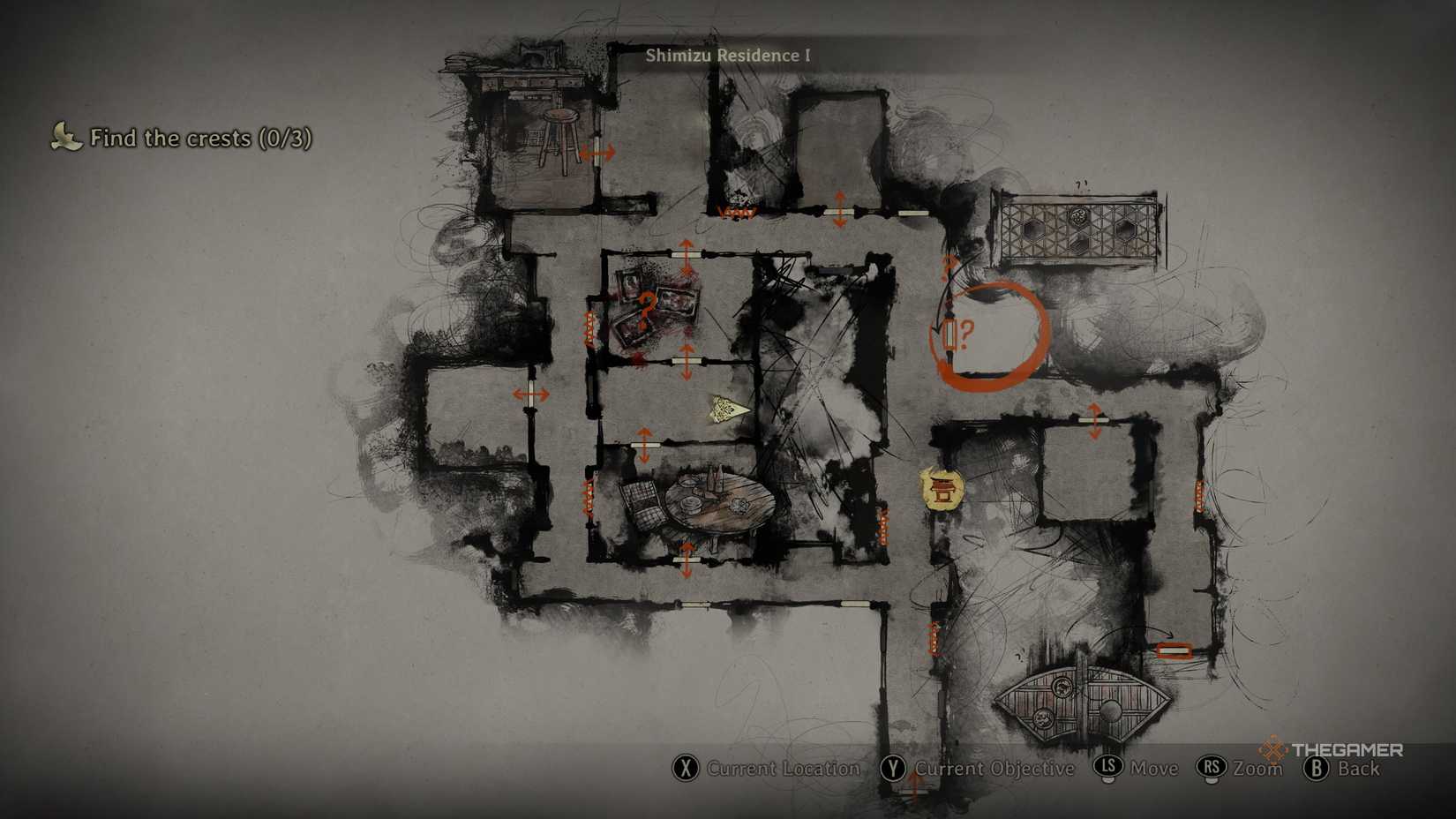 Silent Hill f Inari seal 10 location map.