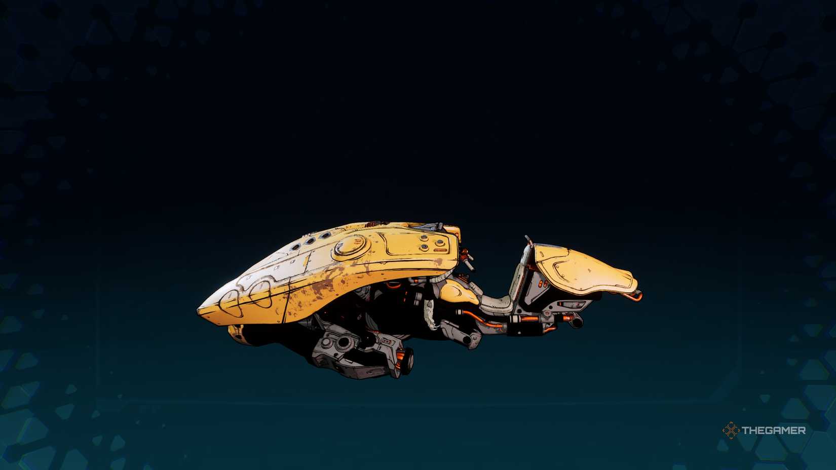 Borderlands 4 Carapacer over a blue background.