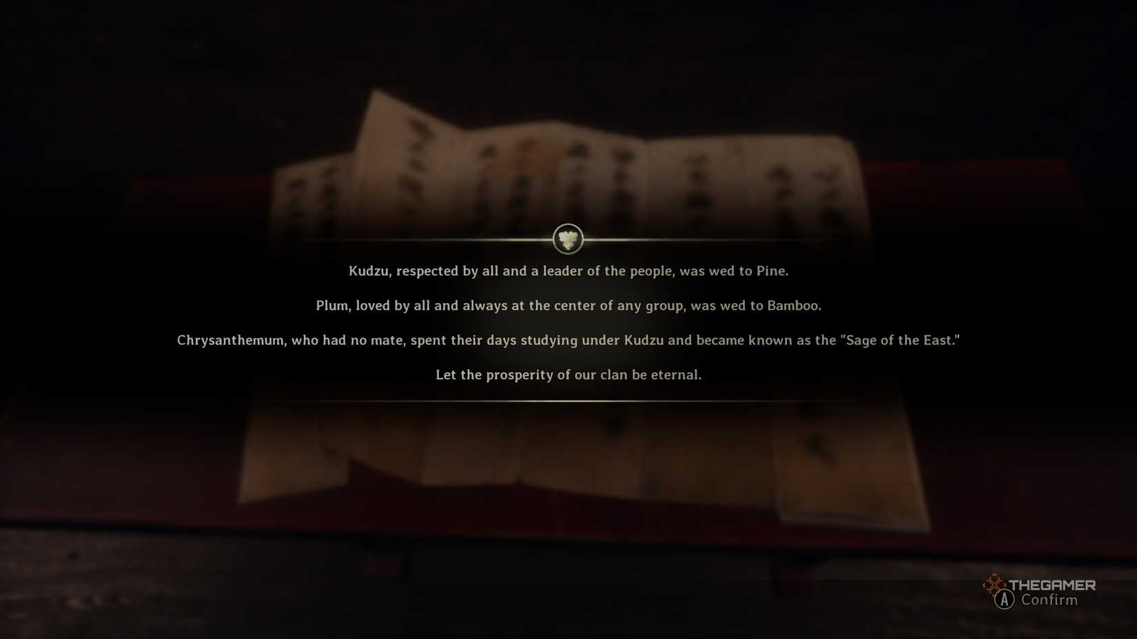 The clue for the shrine altar puzzle in the lost in the fog puzzle difficulty in silent hill f.