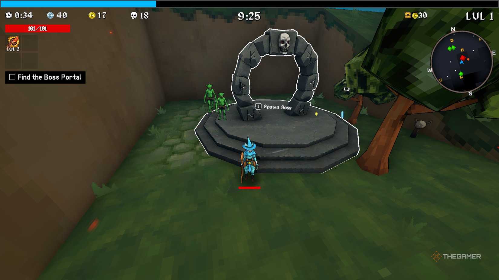 Finding the Boss Spawner in Megabonk.