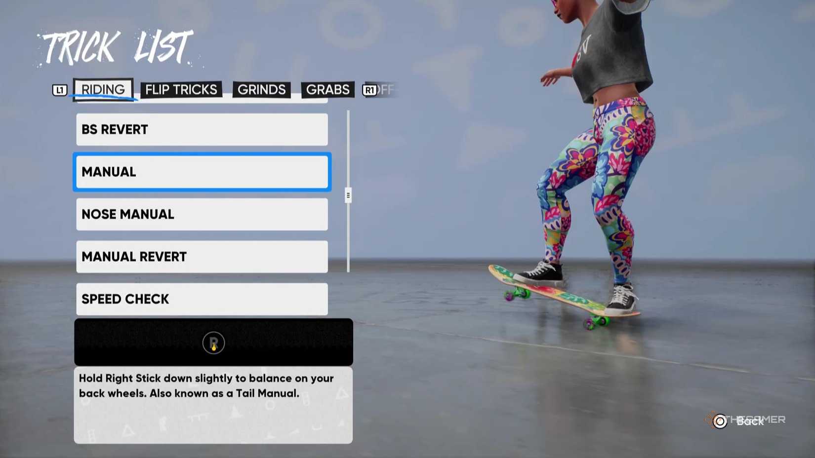 A Manual in Skate.