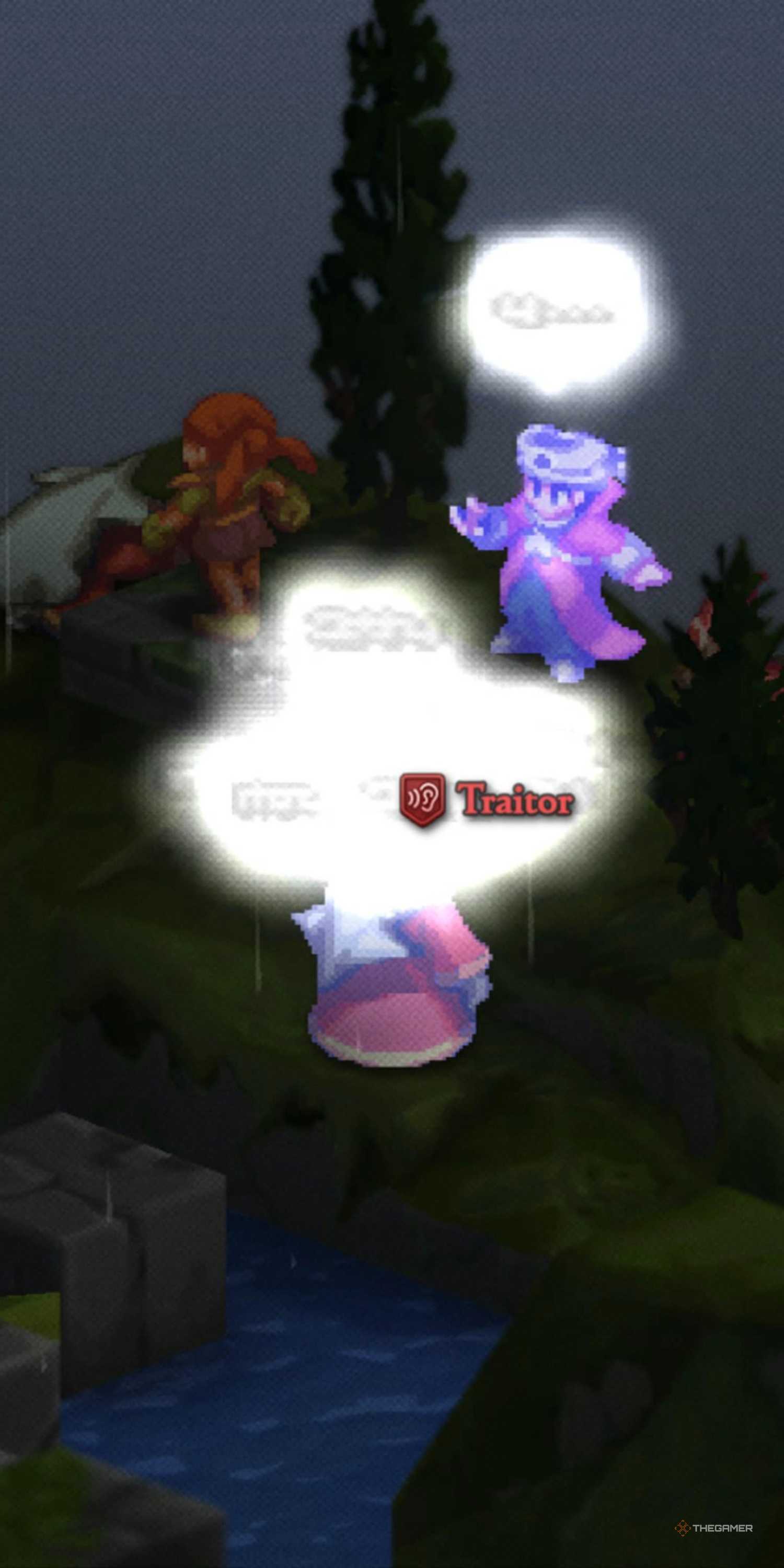 A vertical slice of Final Fantasy Tactics The Ivalice Chronicles showing an Orator successfully inviting an enemy.