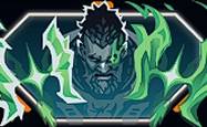 Amon Cybernetics icon in green.