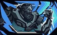 Amon Vengeance icon in blue.