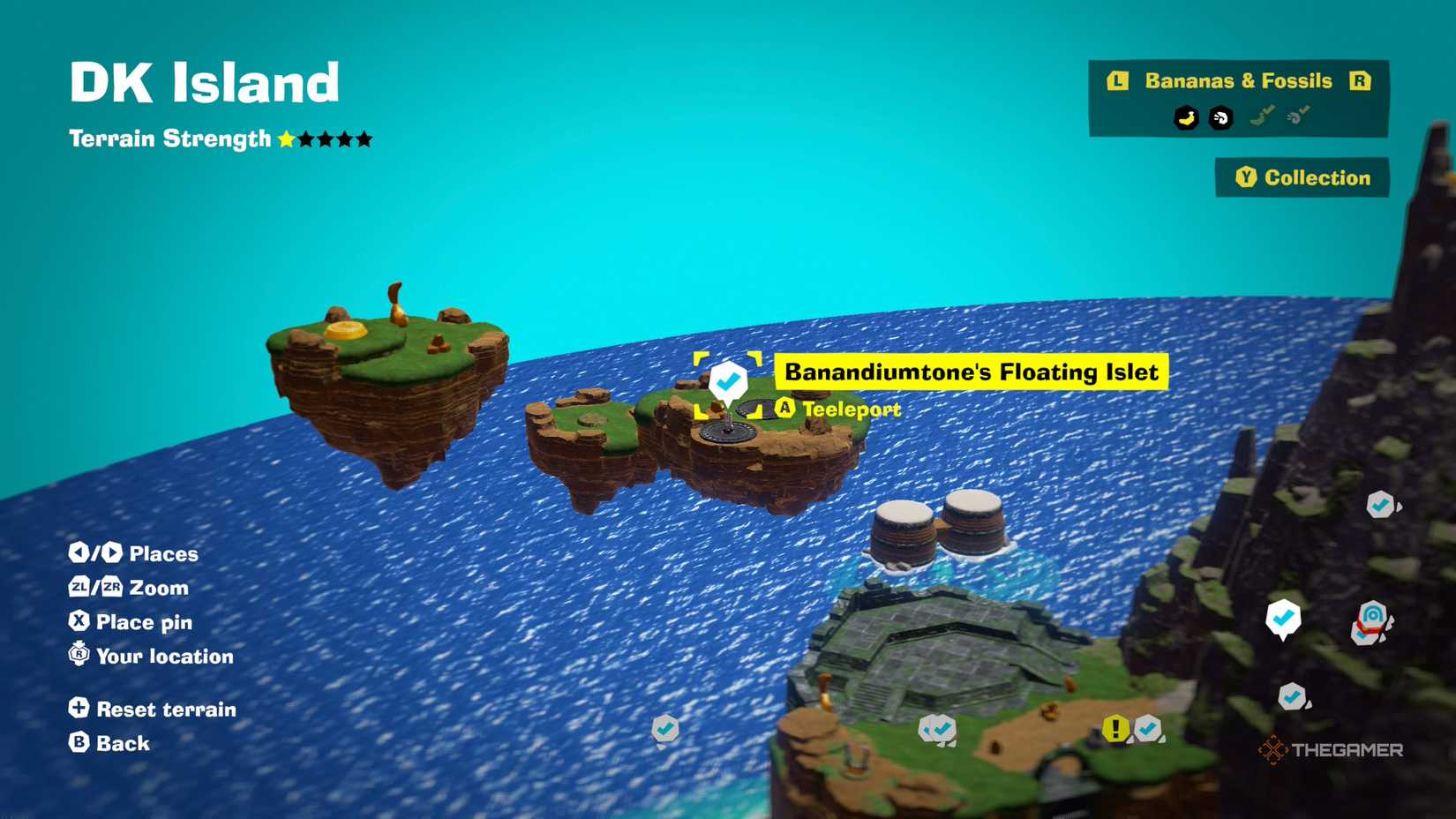 Bananadiumtone's Floating Islet location in Donkey Kong Bananza.