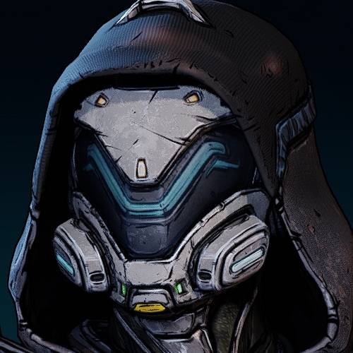 Borderlands 4 Rafa head 2 mask.