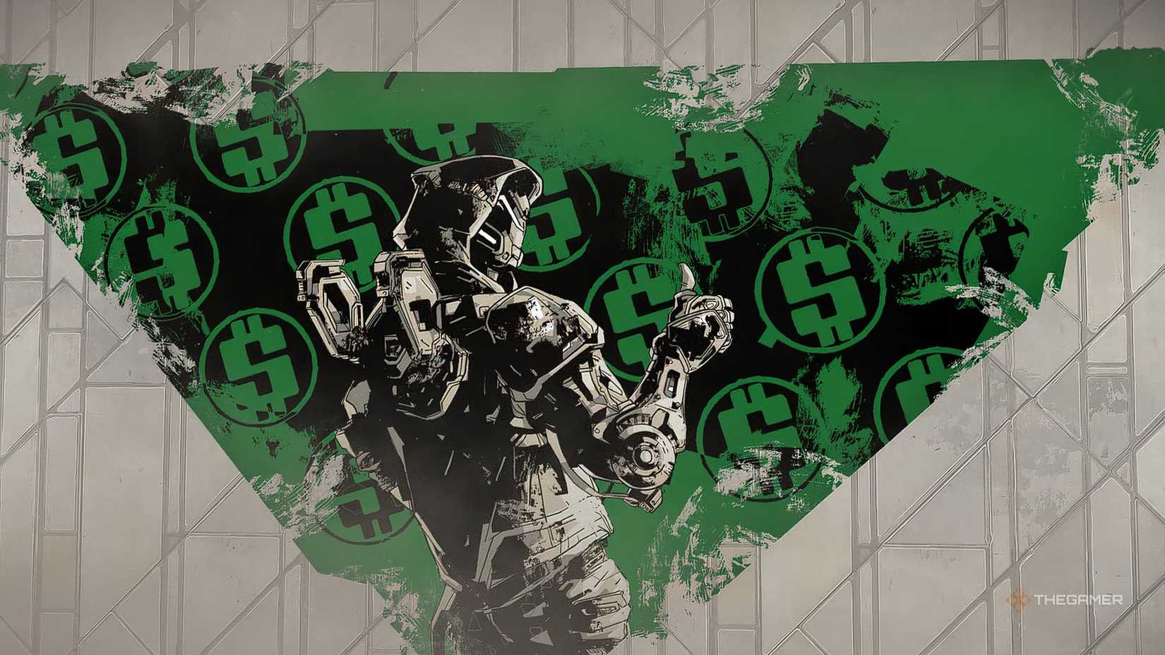 Borderlands®4 Art of Rafa in a triangle.