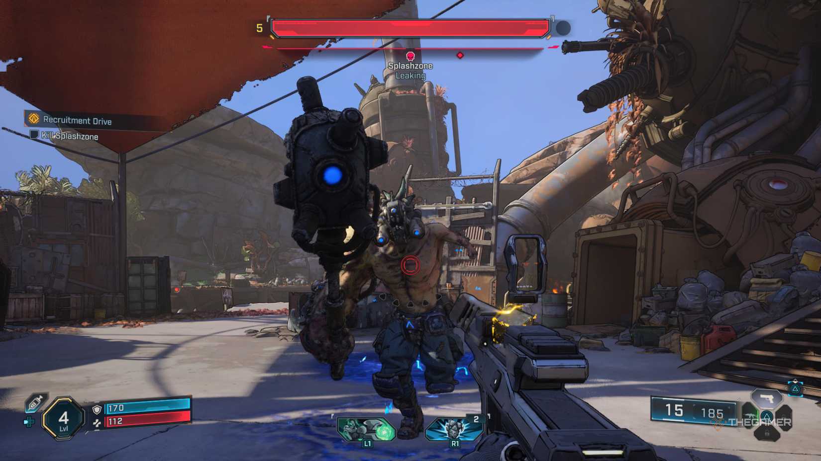 splashzone rushes at the player in borderlands 4.