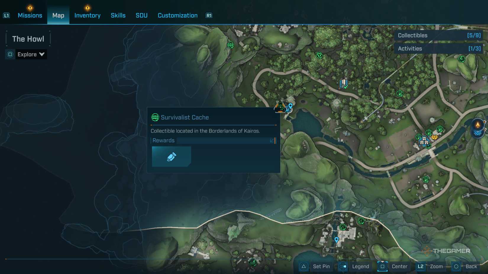 the survivalist cache at gushing turret is highlighted in borderlands 4.