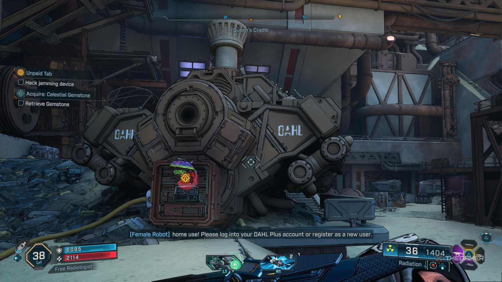 ECHO-4 hacks a Dahl jamming device in Borderlands 4.