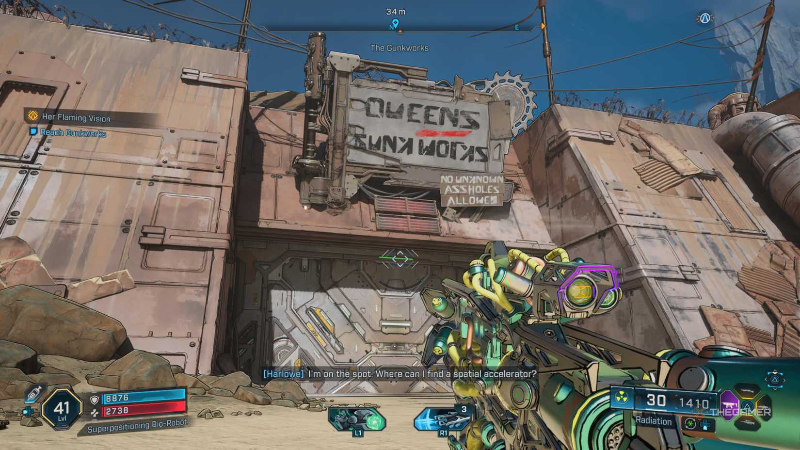 the gate to the queen's gunkworks is closed in borderlands 4.