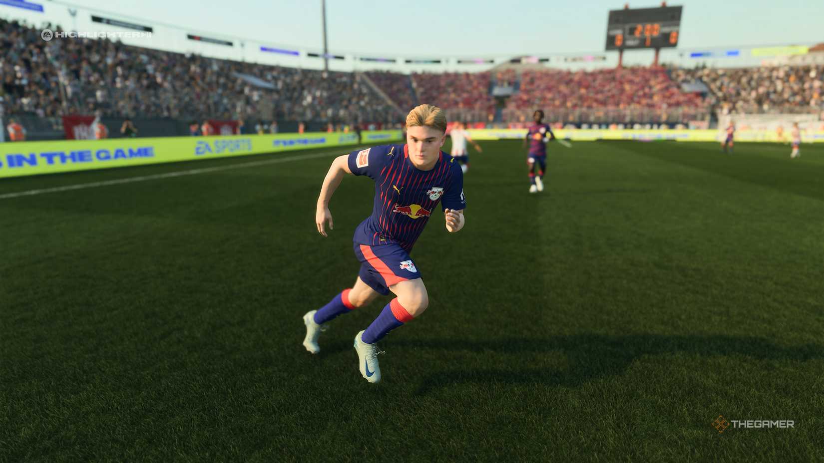 Conrad Harder running in EA Sports FC 26.