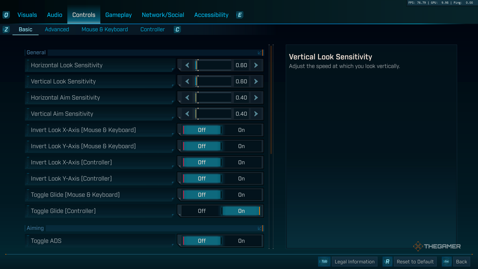 Control Settings In Borderlands 4