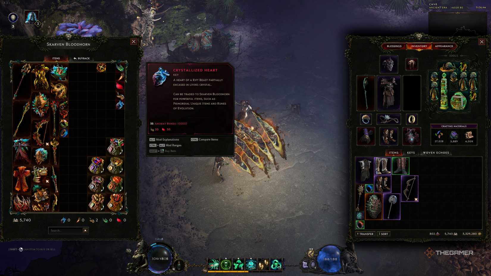 Crystalized Heart at the Hunt Master inside a Rift.