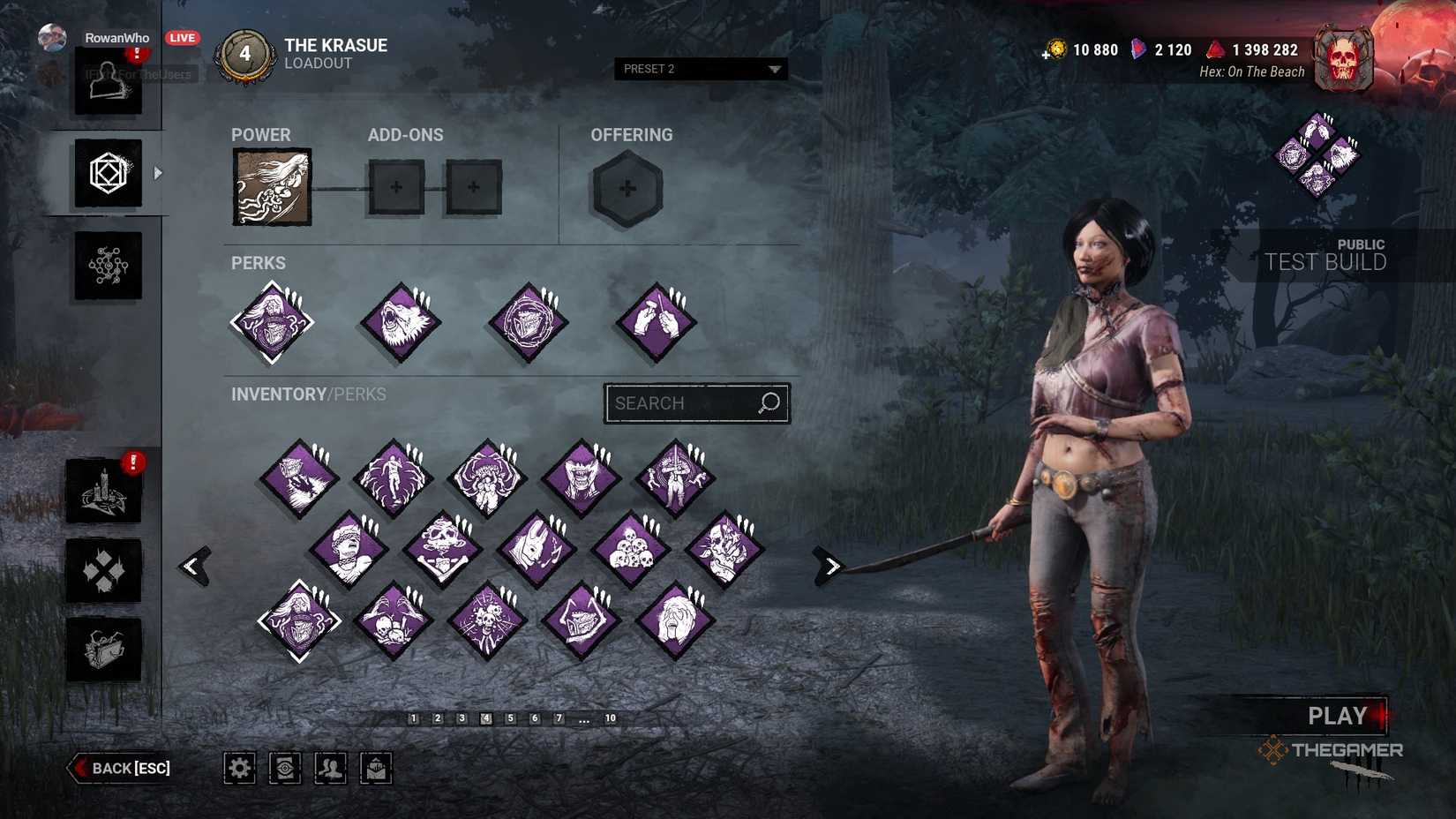 Dead By Daylight Overture Build.