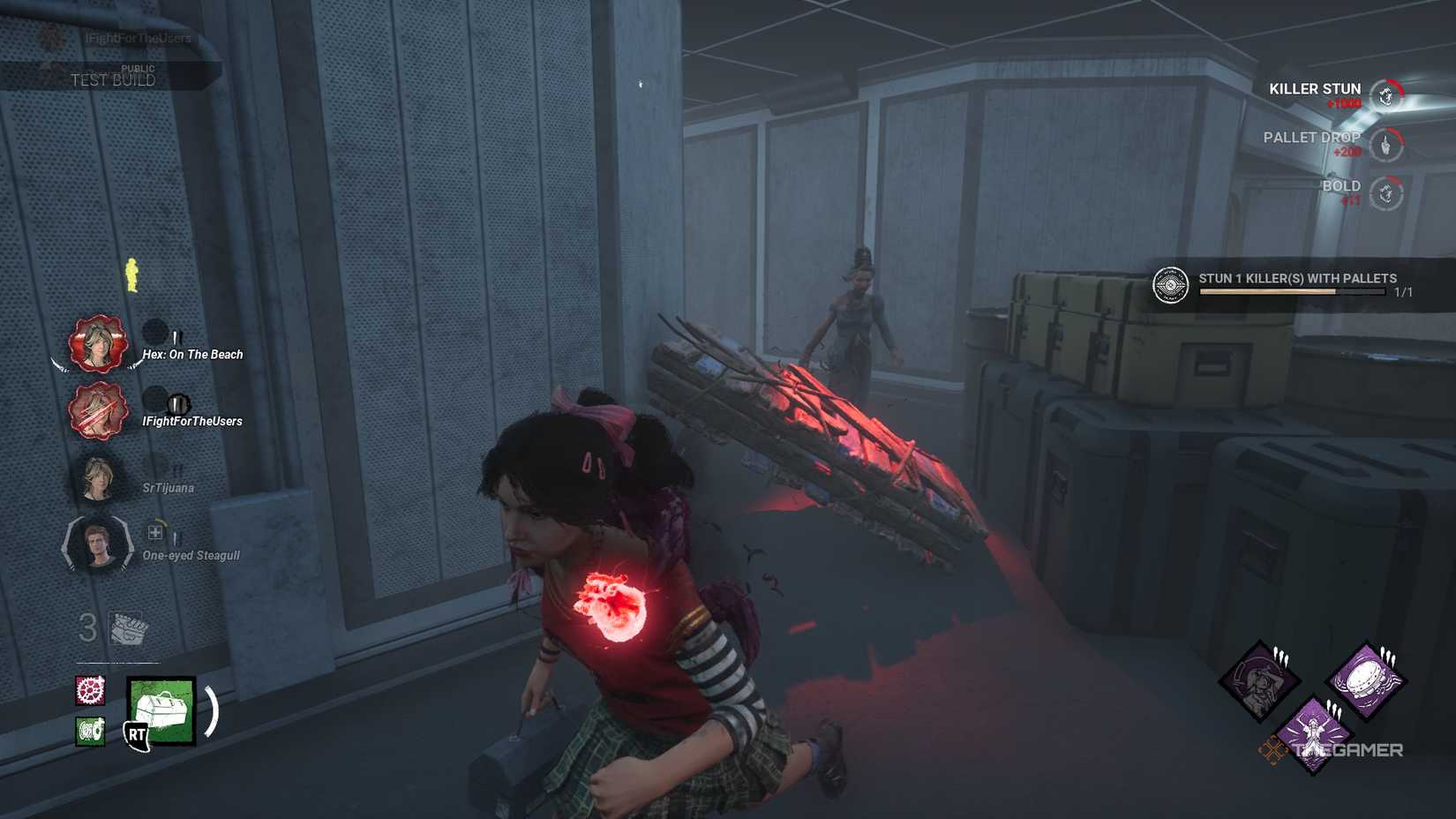 Dead By Daylight Vee Running From Killer.