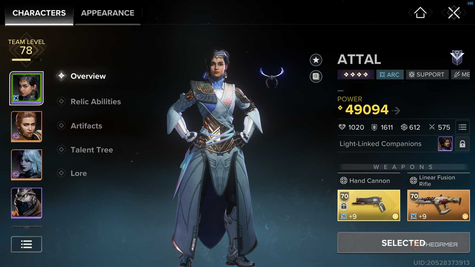 Destiny Rising Characters
