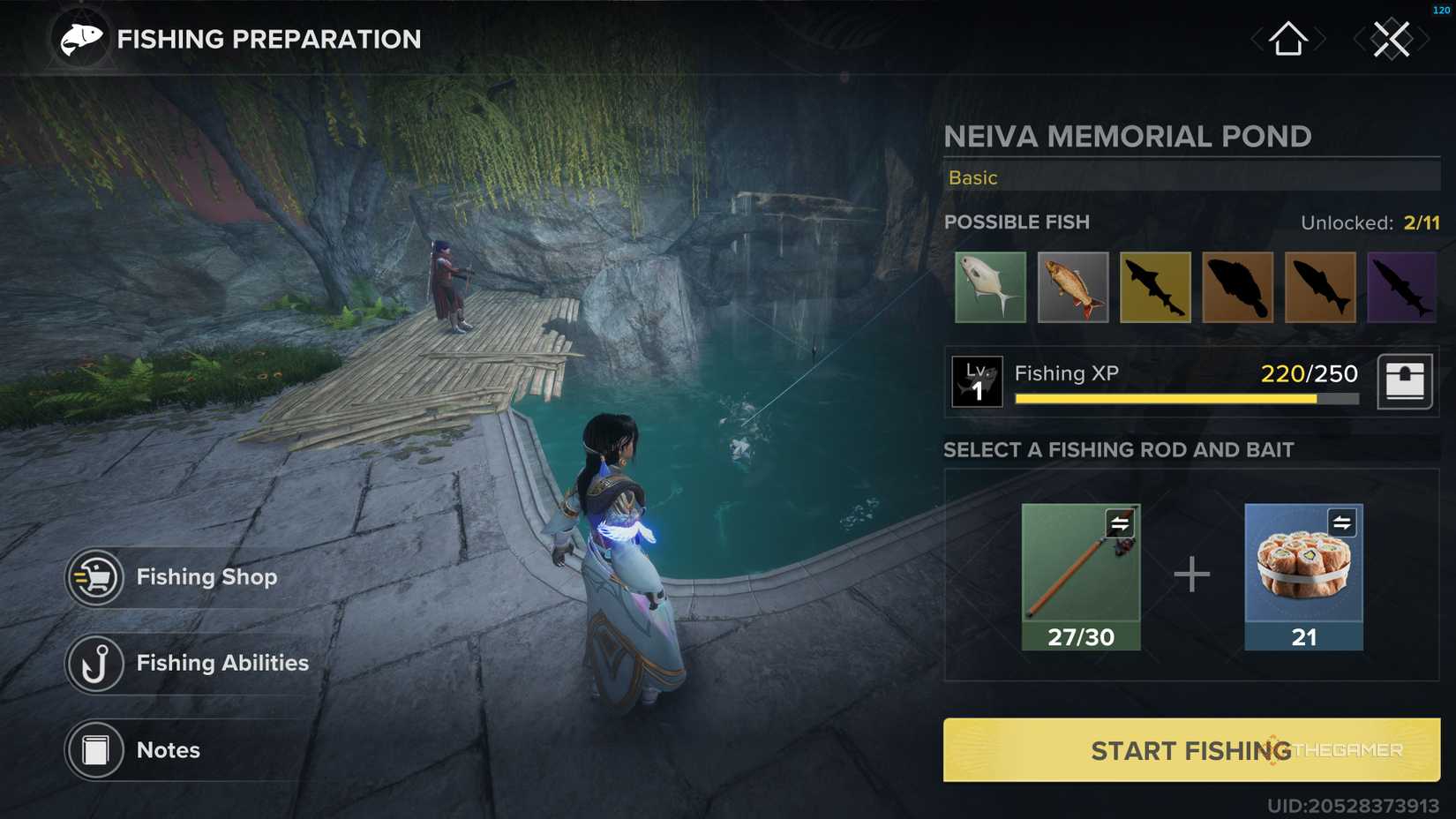 Destiny Rising Fishing Loadout