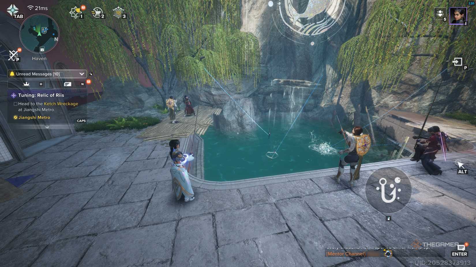 Destiny Rising Fishing
