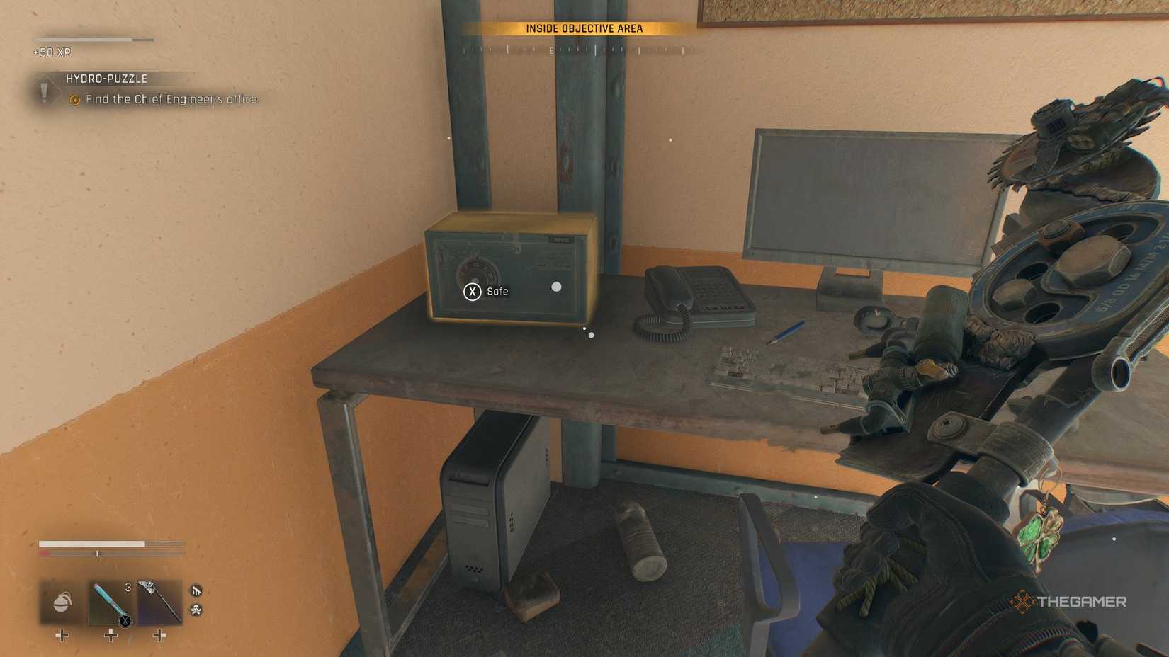 Dying Light The Beast Safe On A Desk.