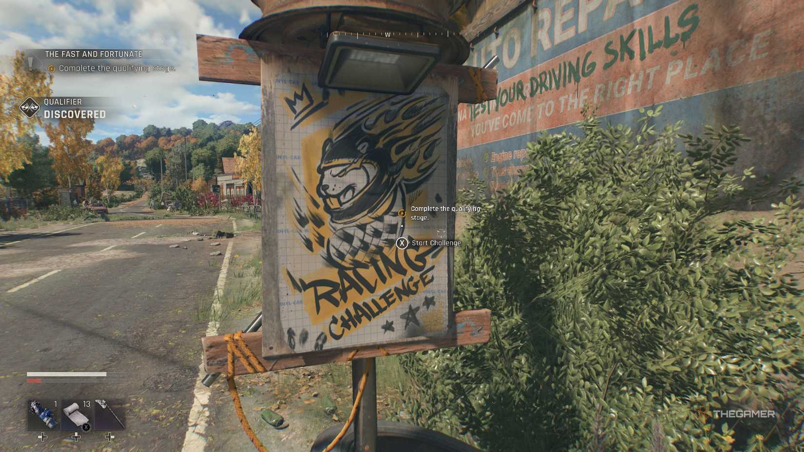 Dying Light The Beast Side Quest Race.