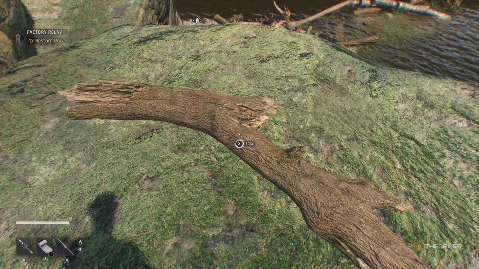 Dying Light Beast Mysterious Stick stick one by the river.