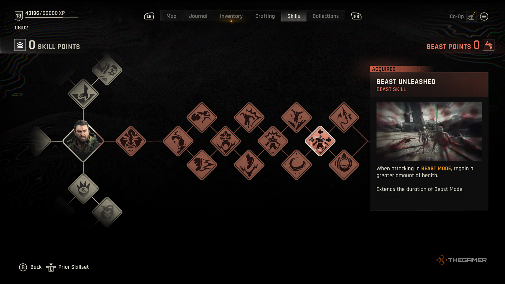 Kyle's Beast Powers in Dying Light: The Beast.