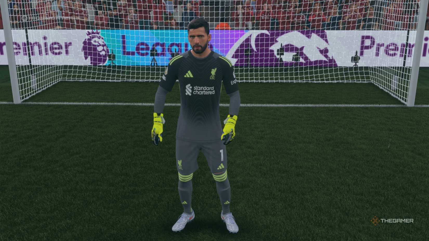 The Best Goalkeepers Alisson on the pitch in EA Sports FC 26.