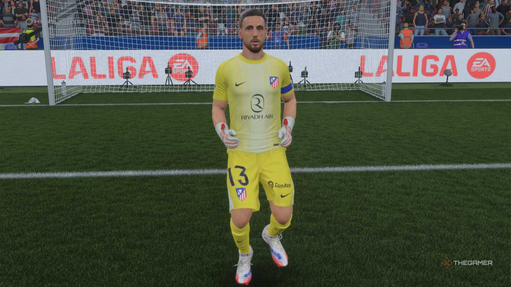 The Best Goalkeepers Jan Oblak on the pitch in EA Sports FC 26.