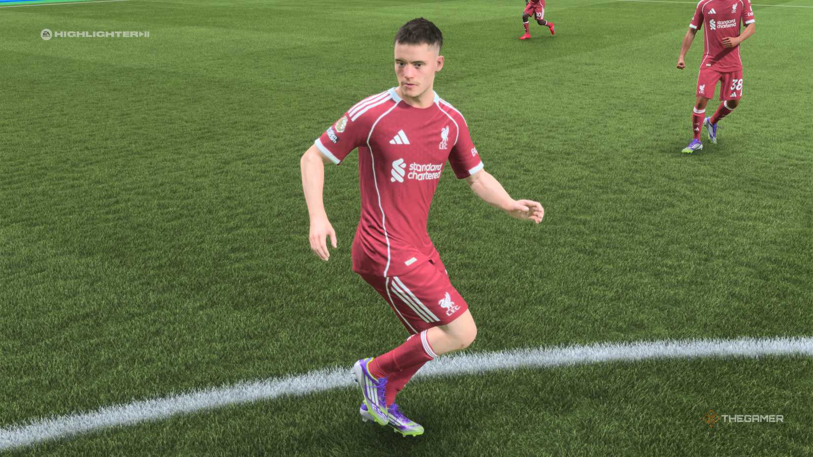The Best Midfielders Florian Wirtz on the pitch in EA Sports FC 26.