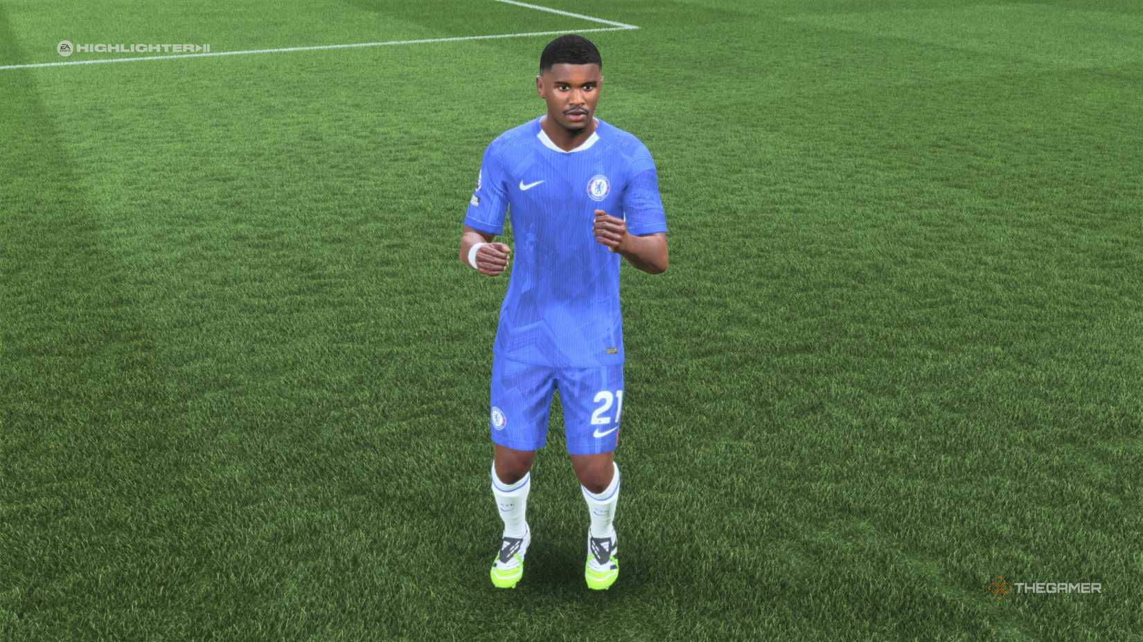 The Best Wonderkids Estevao on the pitch in EA Sports FC 26.