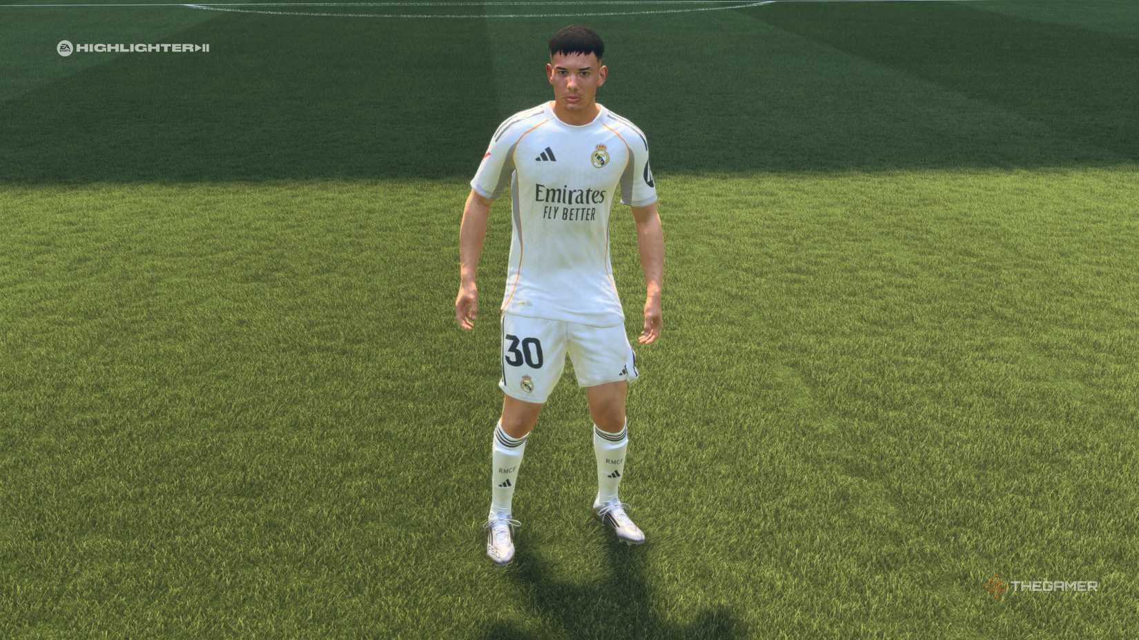 The Best Wonderkids Franco Mastantuono on the pitch in EA Sports FC 26.
