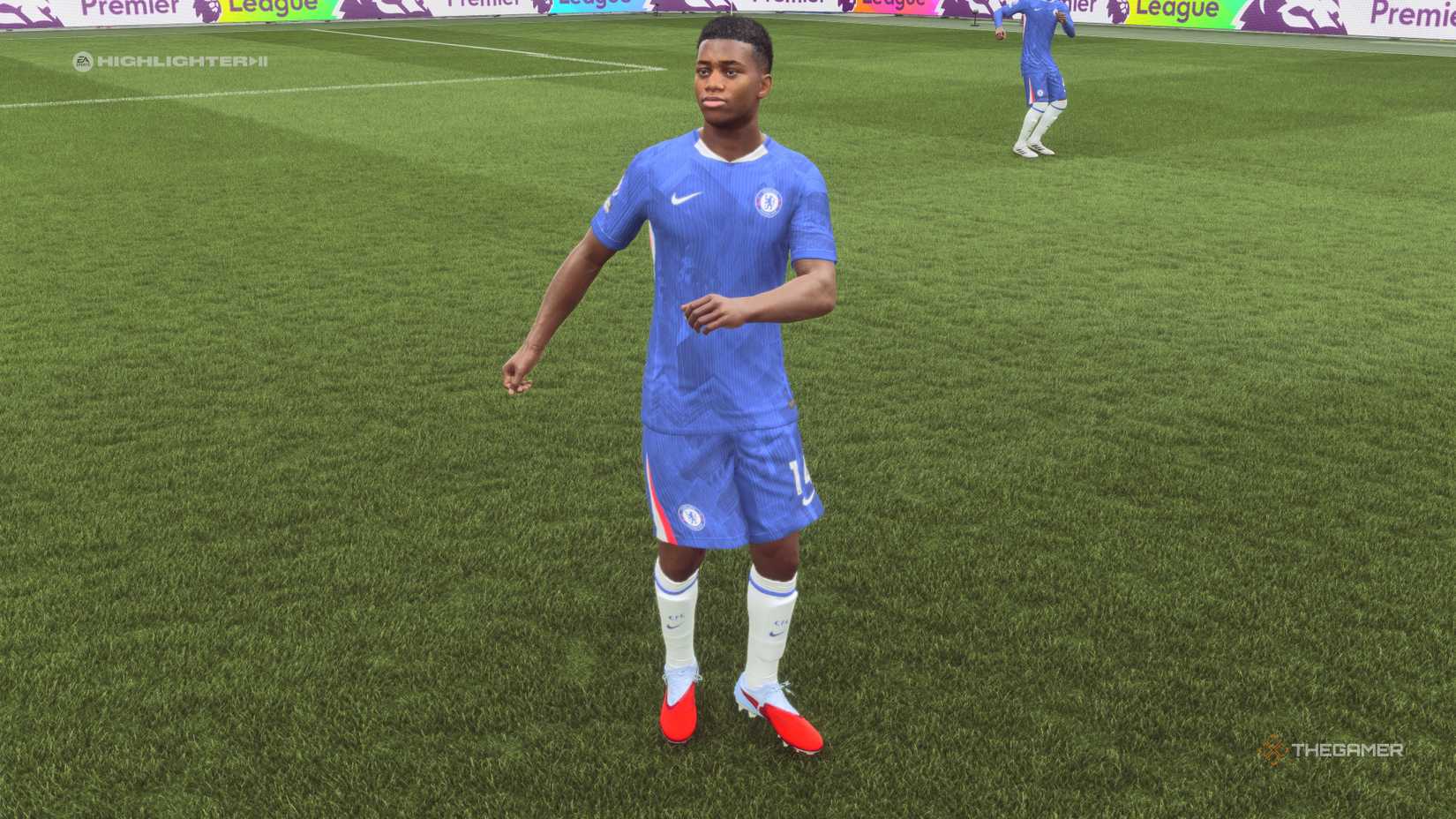 The Best Young Defensive Midfielders Dario Essugo on the pitch in EA Sports FC 26.