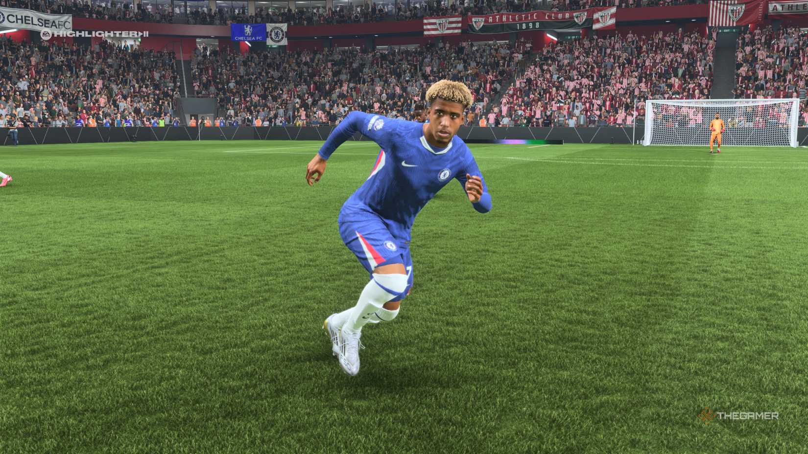 The Best Young Midfielders Andrey Santos on the field in EA Sports FC 26.