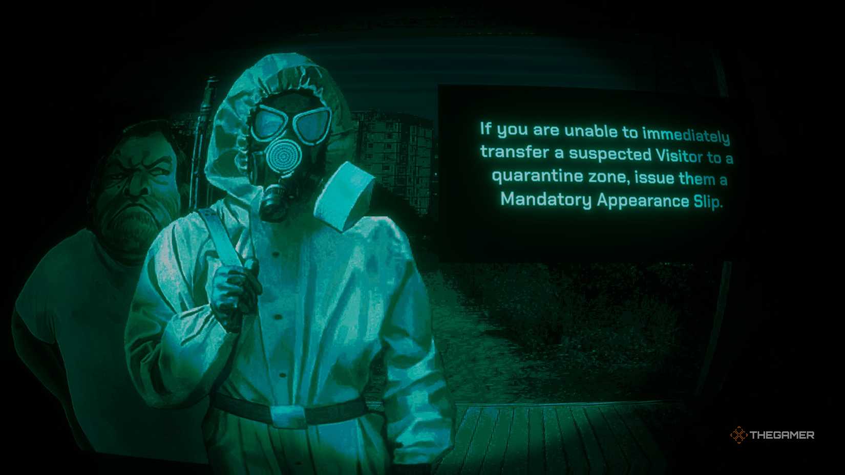 FEMA guy talking about the notice in No I'm Not a Human.