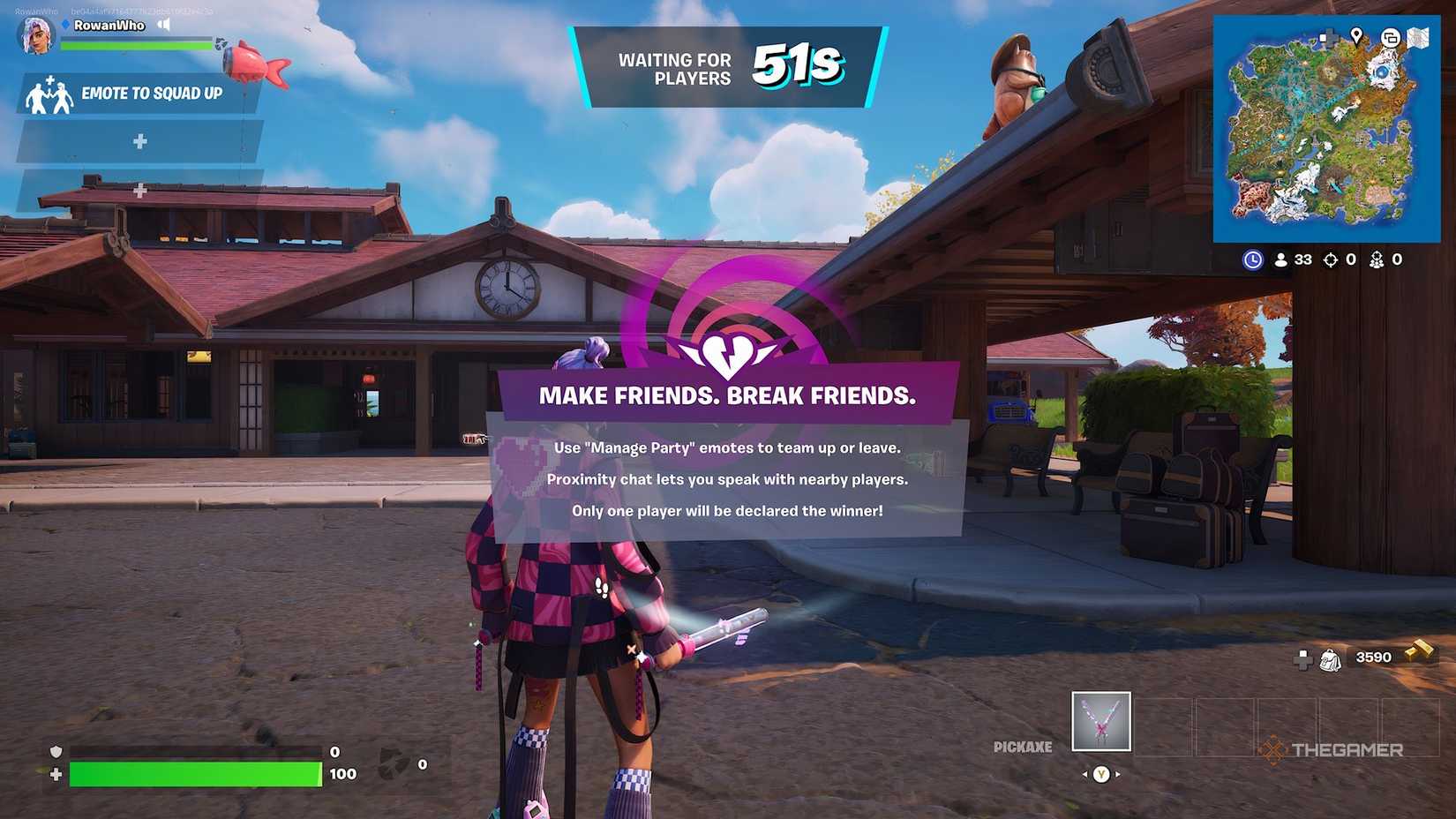 Fortnite Delulu Lobby.