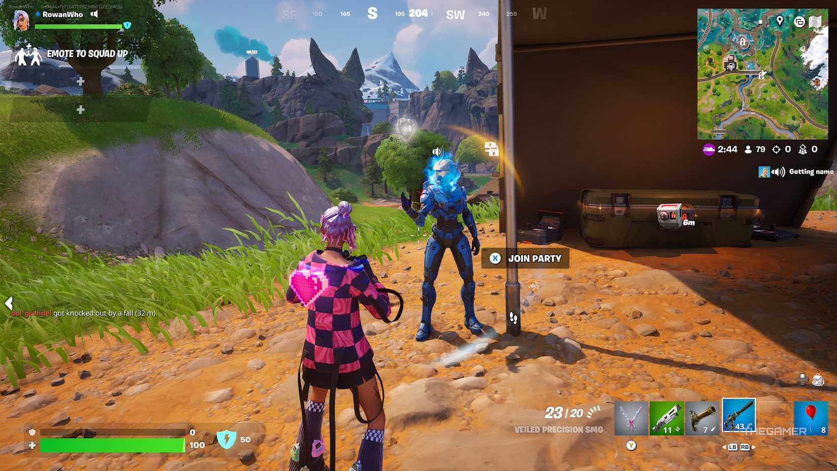 Fortnite Delulu Squad Up emote.
