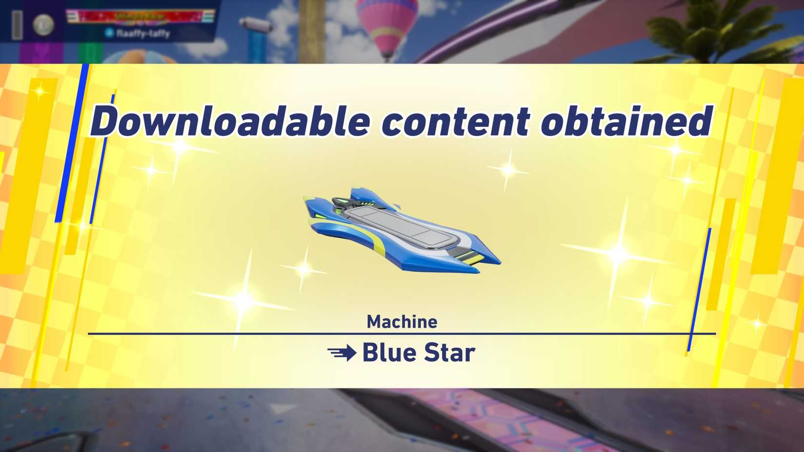 Getting the Blue Star board in Sonic Racing CrossWorlds.