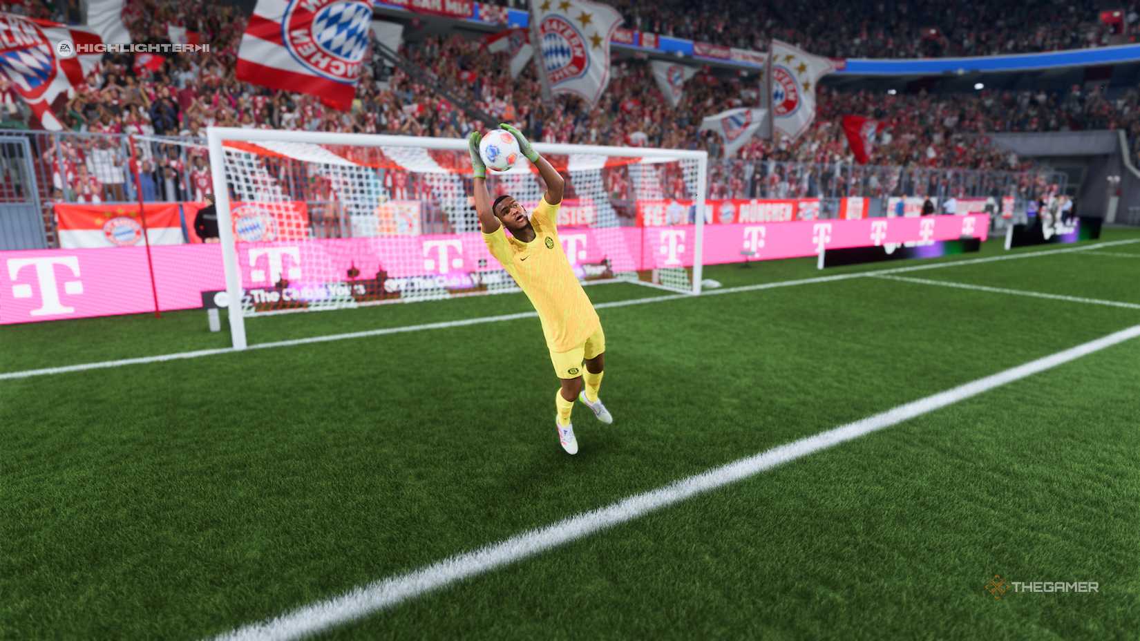 Guillaume Restes holding the ball in EA Sports FC 26.