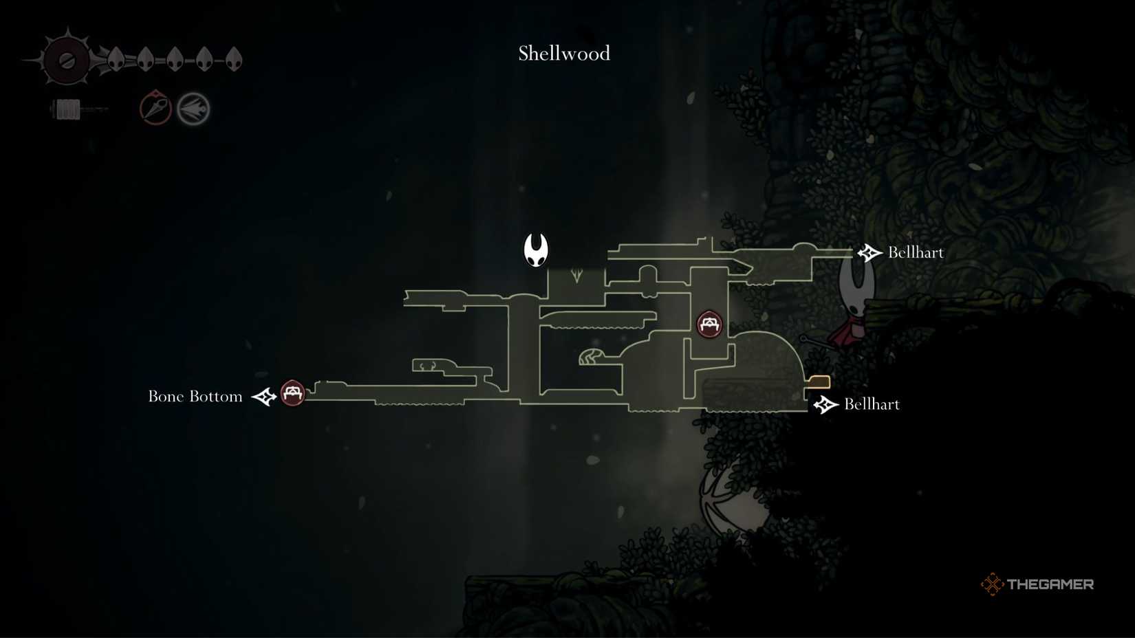 Hollow Knight Silksong Cling Grip ability location.