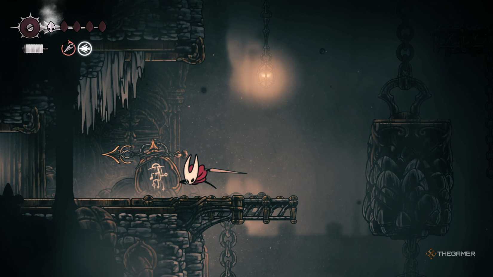 Hollow Knight Silksong Crude map of the Underworks location.