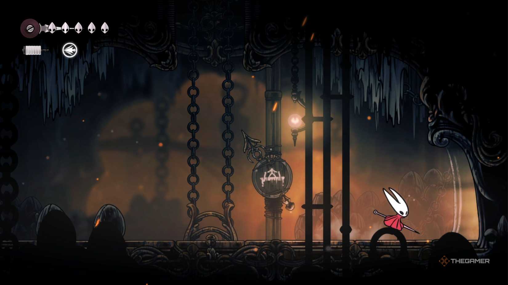 Hollow Knight Silksong Deep Docks map location.