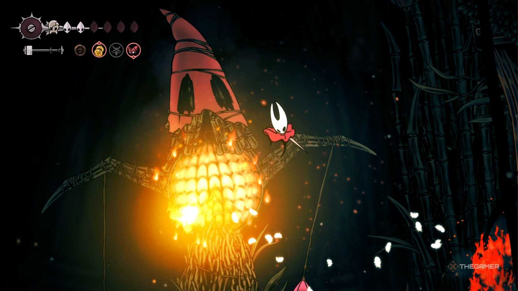 Hollow Knight Silksong Father of the Flame phase two.