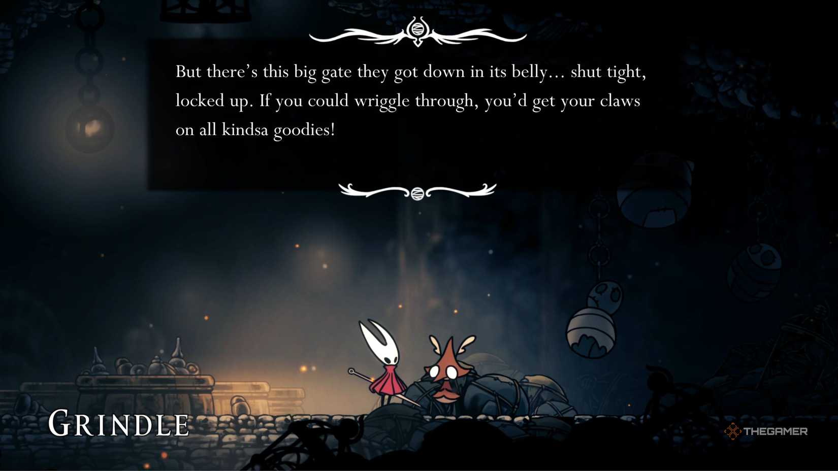 Hollow Knight Silksong secret from Grindle.