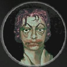 I'm Not a Human - Sewn Mouth Guy icon.